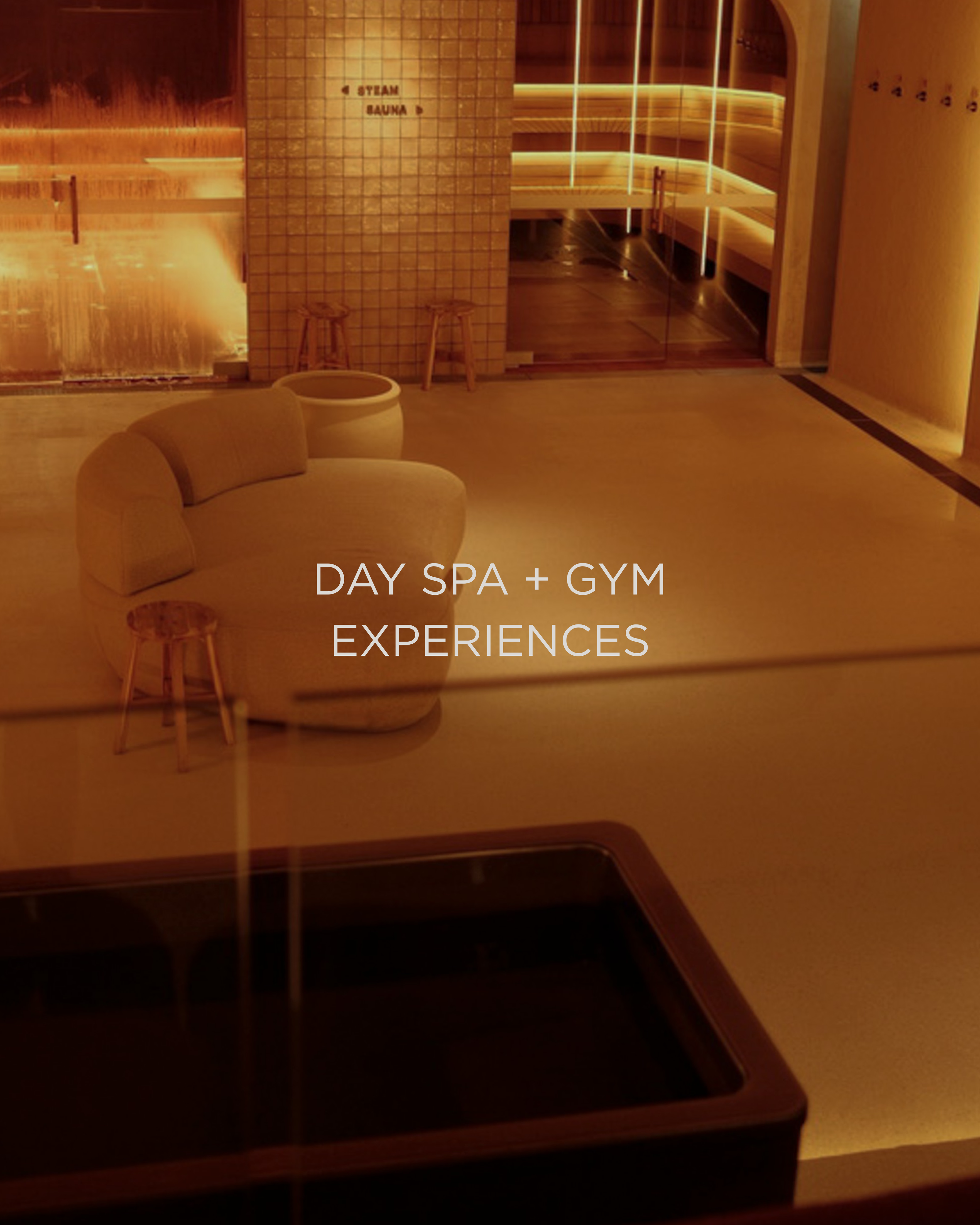 Steam room traditional sauna ice baths magnesium hot pools at 38 The Bathhouse Bondi Beach Sydney